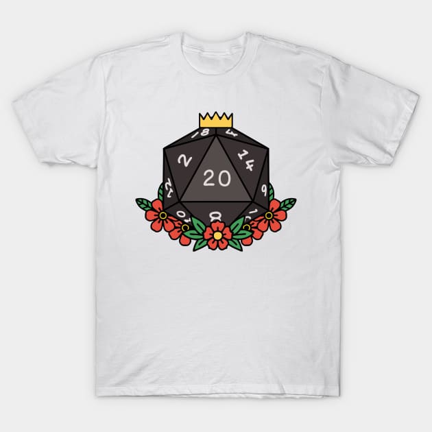 D20 T-Shirt by OctoberArts